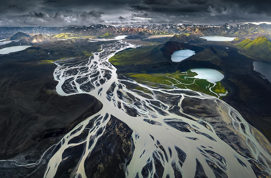 Glacier River Photograph by Karol Nienartowicz
