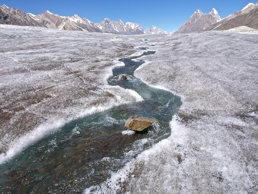 Glacier Stream Photograph by Gordon Lo
