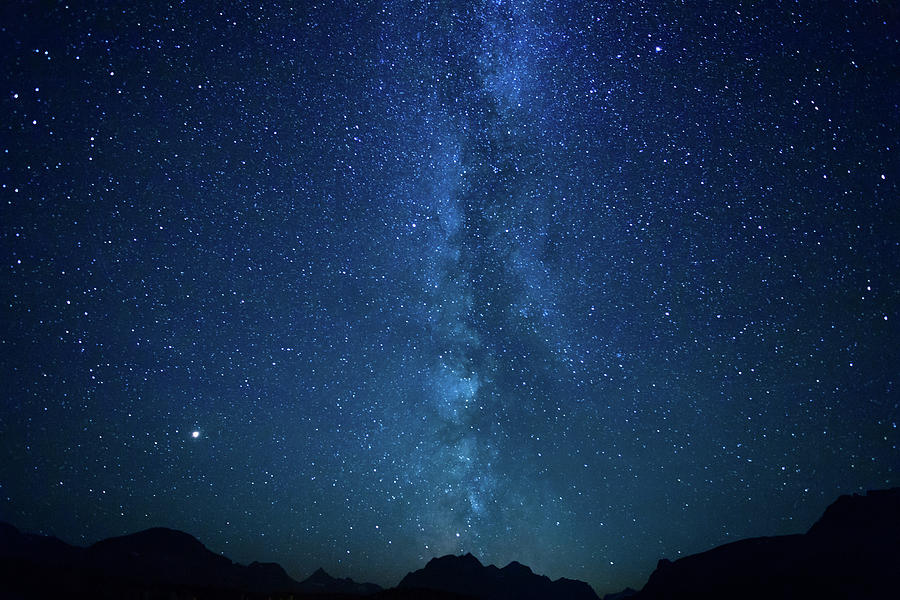 Glacier under the stars Photograph by Andrew Lillibridge - Fine Art America