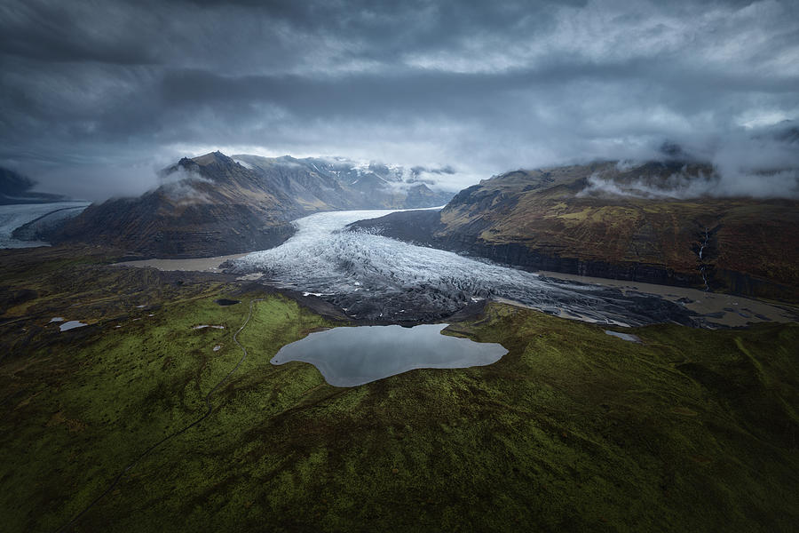 Glaciers Photograph by Alberto Alvaro