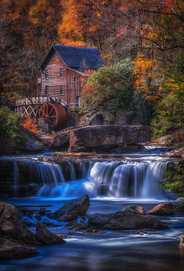 Glad Creek Grist Mill Photograph by May G