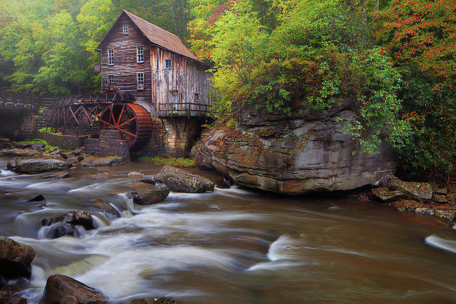 Glade Creek Grist Mill Photograph by Dennis Sprinkle