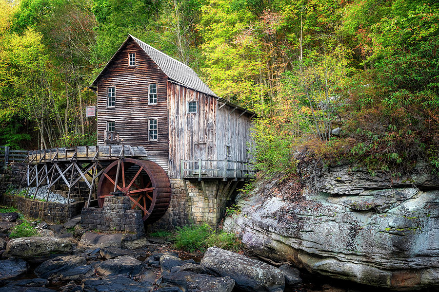 Glade Creek Grist Mill Photograph by Ryan Wyckoff