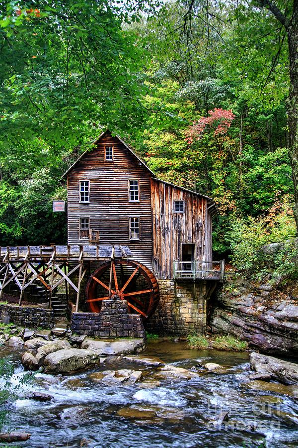 Glade Creek Grist Mill WV Photograph by Terry McCarrick - Pixels