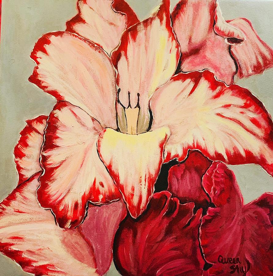 Gladiolus Painting by Queen Gardner
