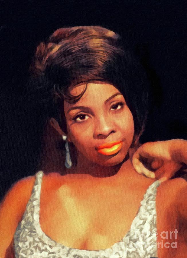 Gladys Knight, Music Legend Painting by Esoterica Art Agency