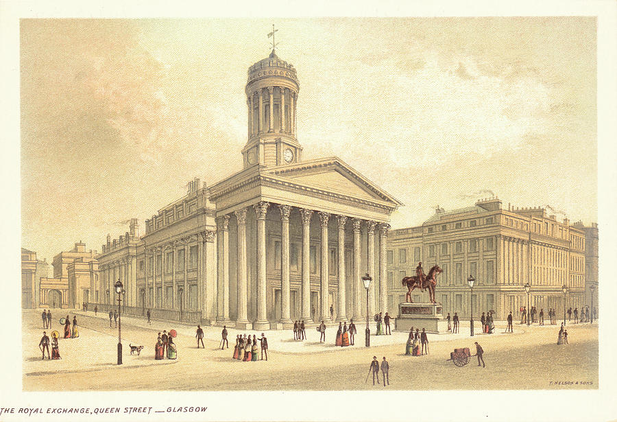 Glasgow Royal Exchange Photograph by Kean Collection Glasgow Royal Exchange Photograph by Kean Collection
