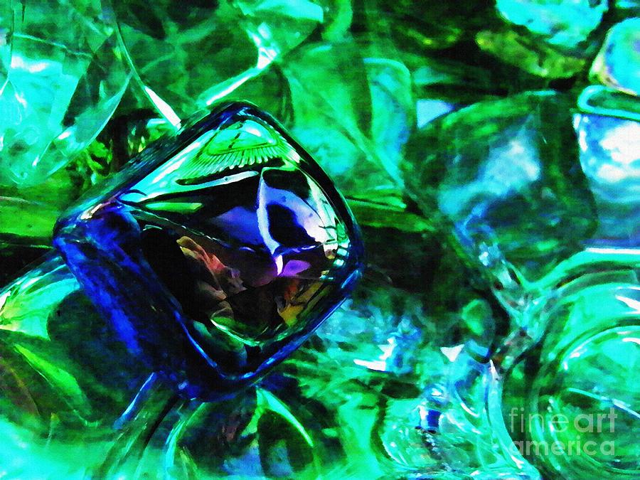 Glass Abstract 196 Photograph by Sarah Loft