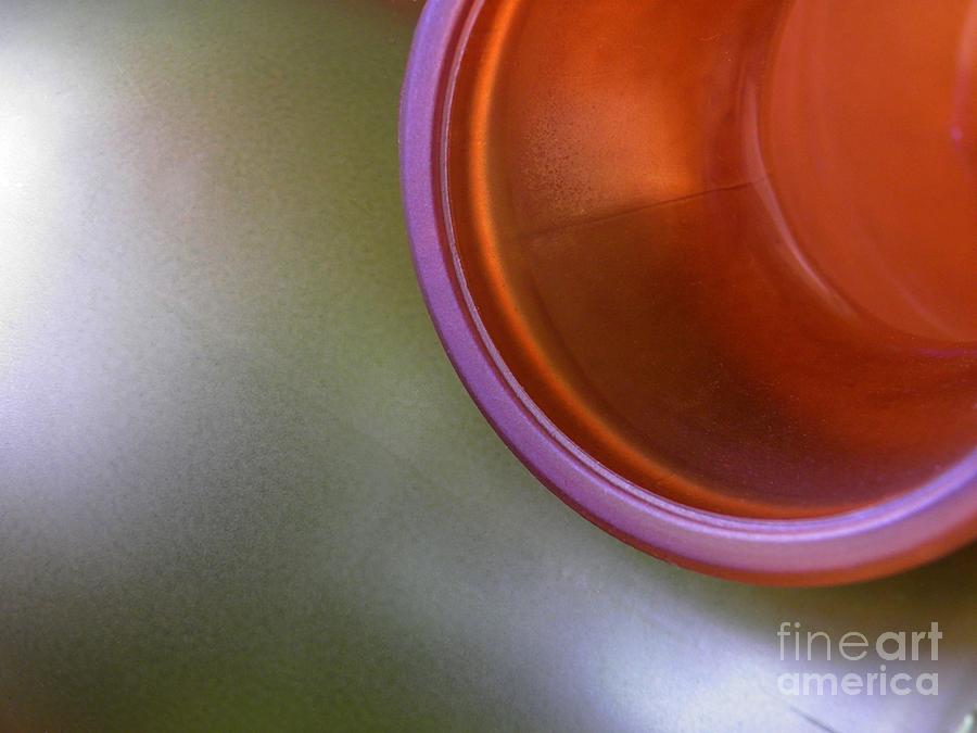 Vase Photograph - Glass Abstract 726 by Sarah Loft