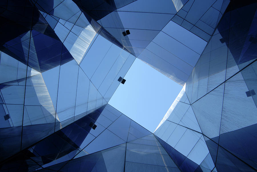 Glass Architecture, Barcelona Photograph by Sneska