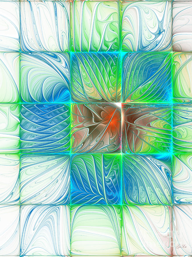 Glass Blocks Digital Art By Galina Lavrova - Fine Art America