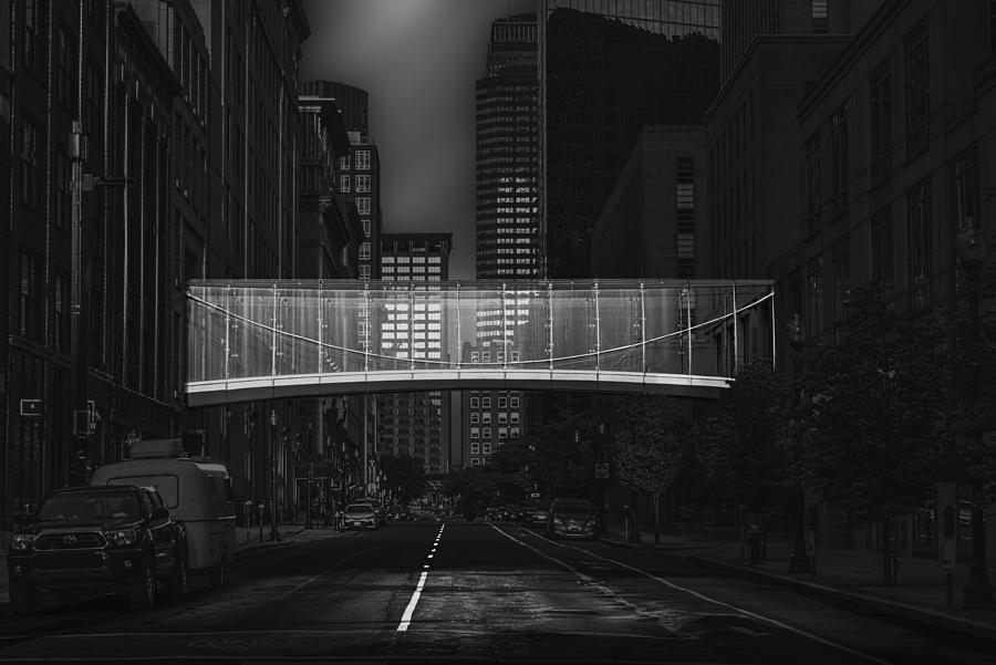 Transportation Photograph - Glass Bridge by Dominic Vecchione