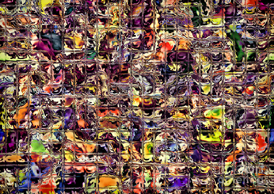 Glass Cube Abstract II Digital Art by Jim Fitzpatrick