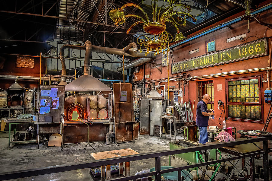 Glass Factory Photograph by Bill Howard