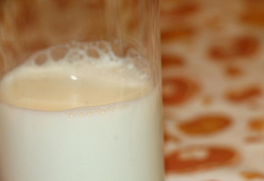 Glass Of Cold Milk Photograph