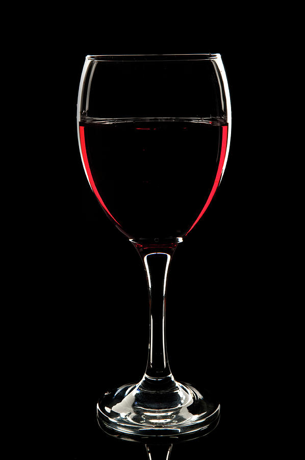Glass Of Red Wine Photograph by Markgillow Glass Of Red Wine Photograph by Markgillow