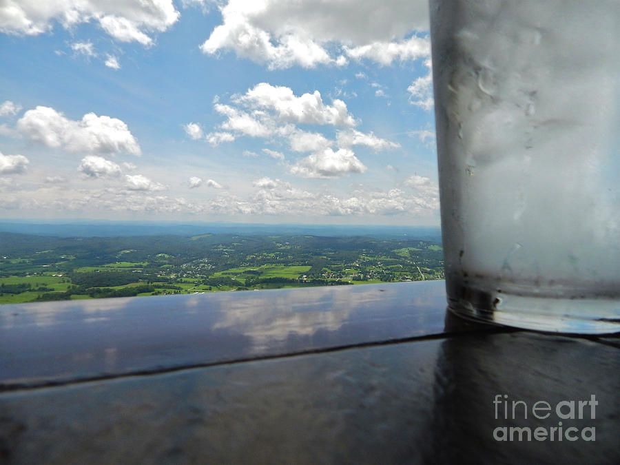 Glass of Water In The Sky Photograph by Phil Perkins