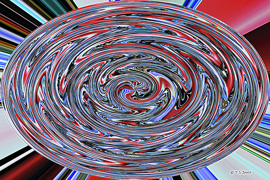 Glass Plate A Digital Abstract Digital Art by Tom Janca