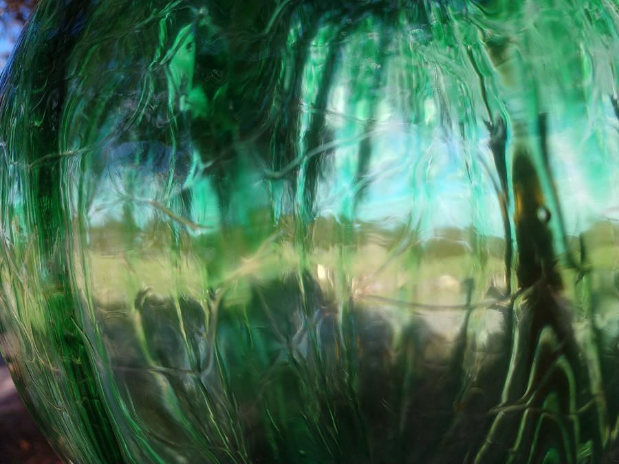 Glass, swirl, close up Digital Art by Scott S Baker