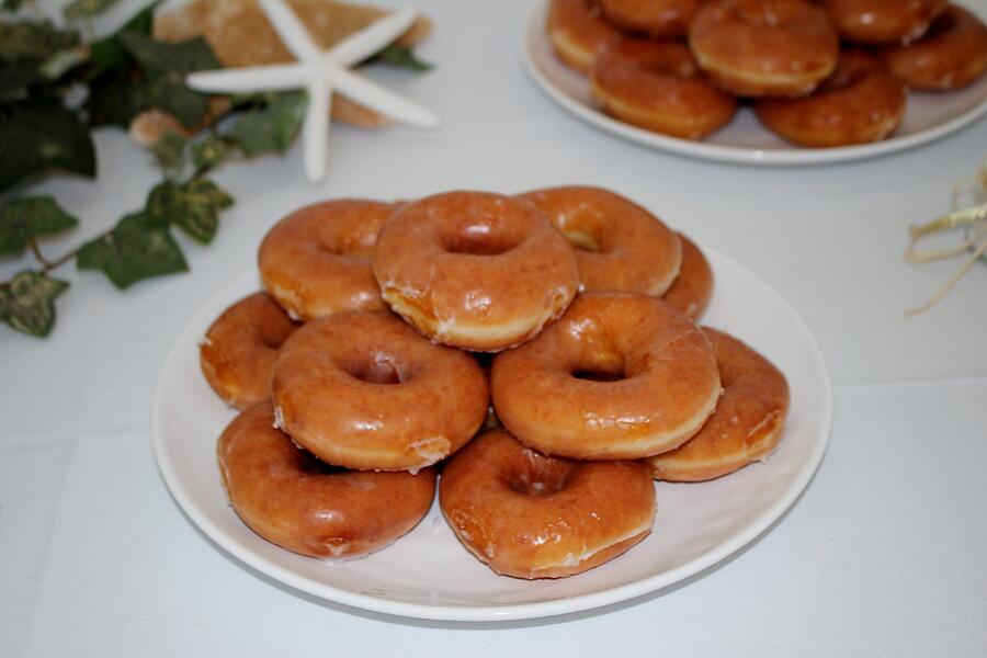 Glazed Donuts  Photograph by Cynthia Guinn