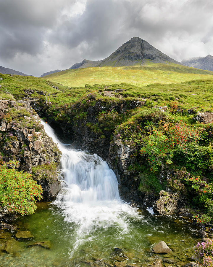 Waterfall Photograph - Glen Brittle Waterfall by Michael Blanchette Photography Waterfall Photograph - Glen Brittle Waterfall by Michael Blanchette Photography