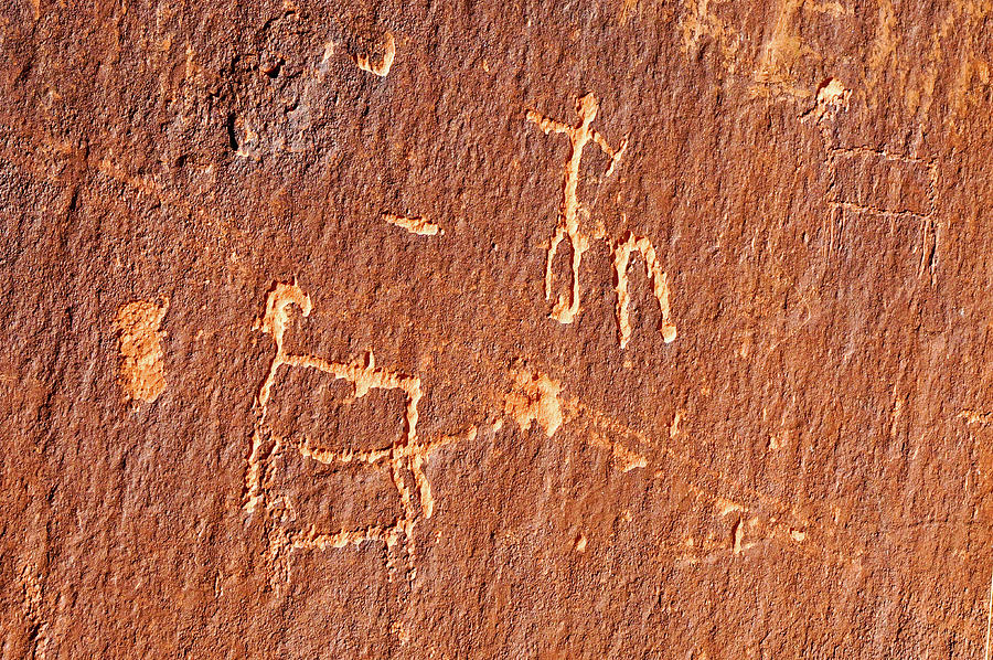 Glen Canyon Petroglyph 002 Photograph by Richard A Brown