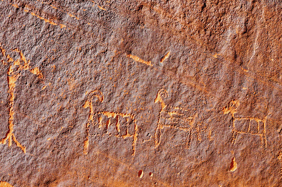 Glen Canyon Petroglyph 004 Photograph by Richard A Brown