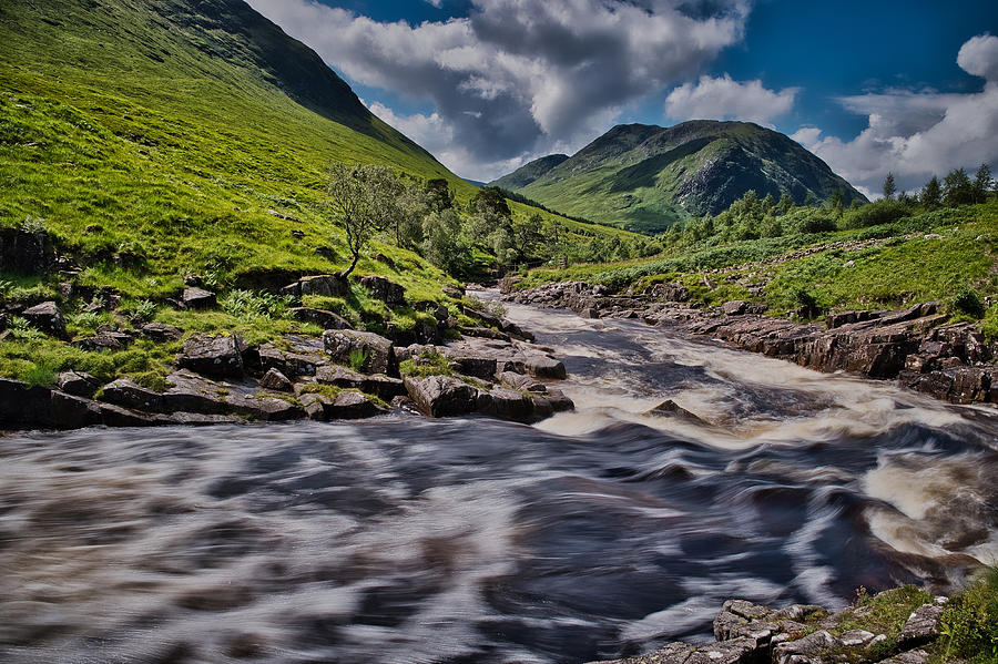 Glen Etive River - Scotland Photograph by Stuart Litoff