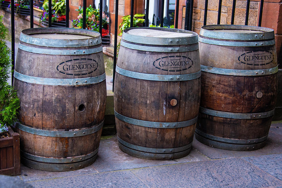 Glengoyne Whiskey Barrels Photograph by Bill Cannon