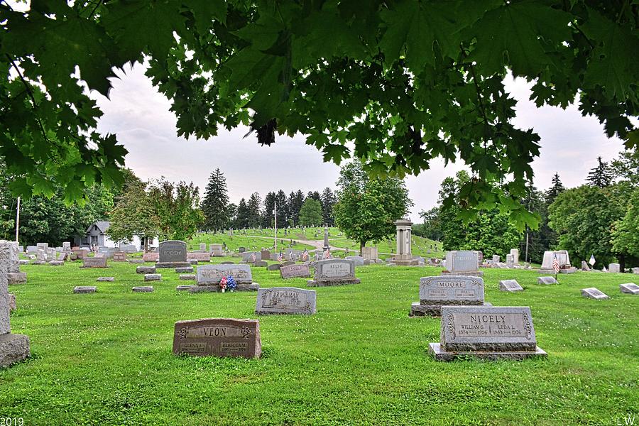 Glennview Cemetery East Palestine Ohio Final Resting Place Photograph by Lisa Wooten