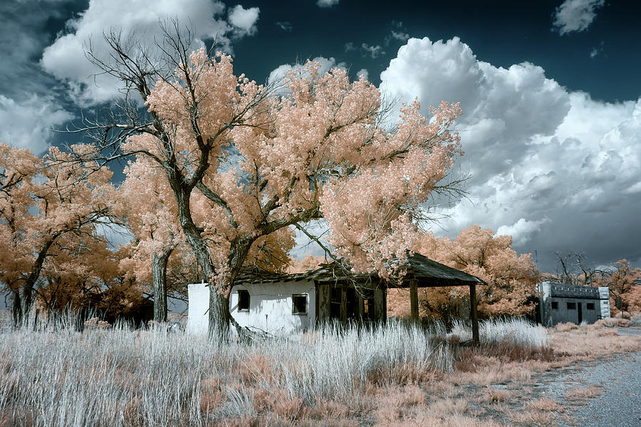 Glenrio Gas Station Infrared Photograph by James Barber