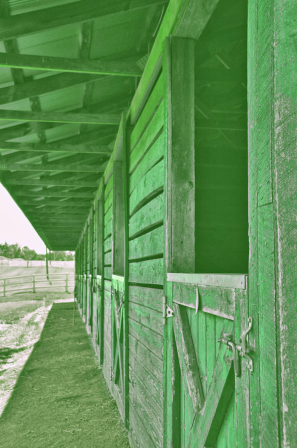 Barn Photograph - Glenwood Park Stables by JAMART Photography