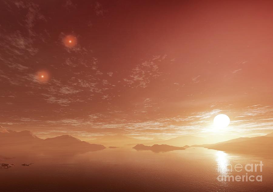 Gliese 667-cc Photograph by Detlev Van Ravenswaay/science Photo Library