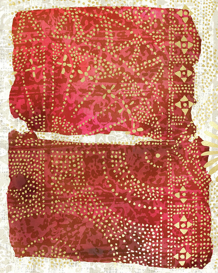Glimmer Sari I Painting by Chariklia Zarris