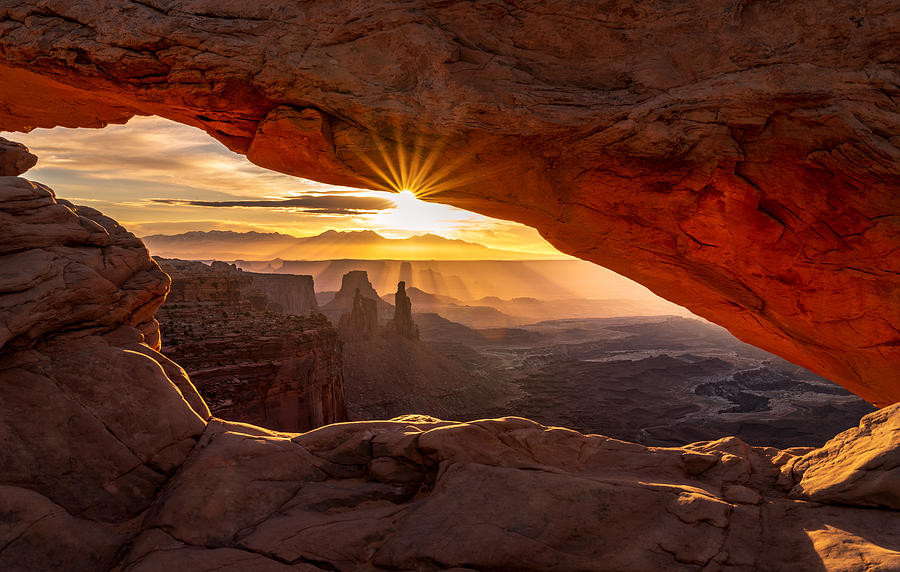 Arches National Park Photograph - Glimpse Of Glory by Ariel Ling
