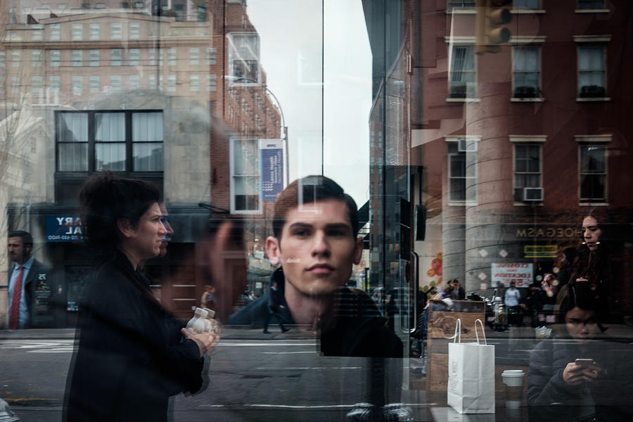 Glimpsing New York Photograph by Michele Berlingeri
