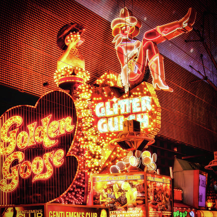 Glitter Gulch Cowgirl Las Vegas Photograph By Tatiana Travelways