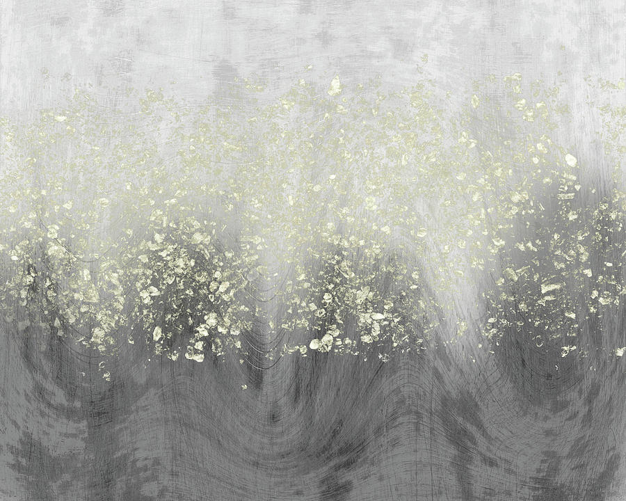 Glitter Swirl I Painting by Jennifer Goldberger