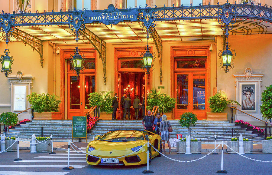Glitz and Glamour of Monte Carlo Photograph by Marcy Wielfaert