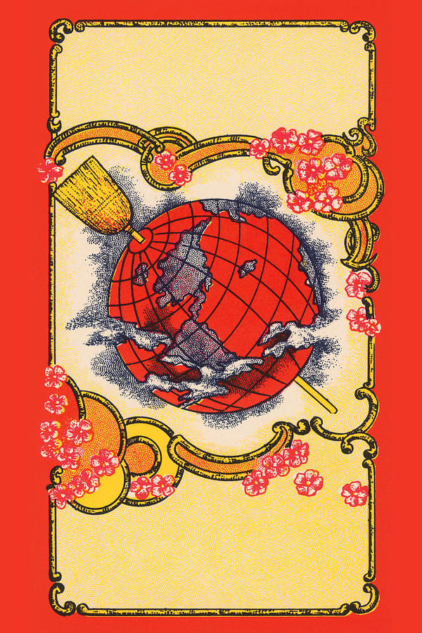 Globe Broom Label Painting by Unknown - Fine Art America