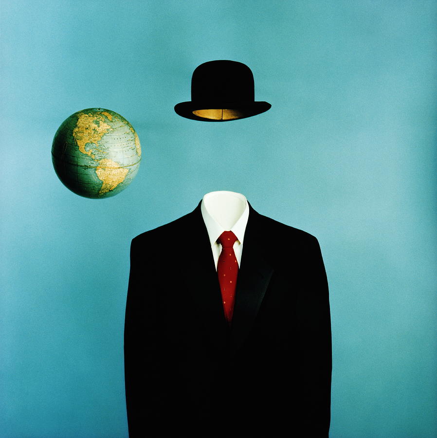 Globe, Top Hat And Mans Business Suit Photograph by Ken Whitmore Globe, Top Hat And Mans Business Suit Photograph by Ken Whitmore
