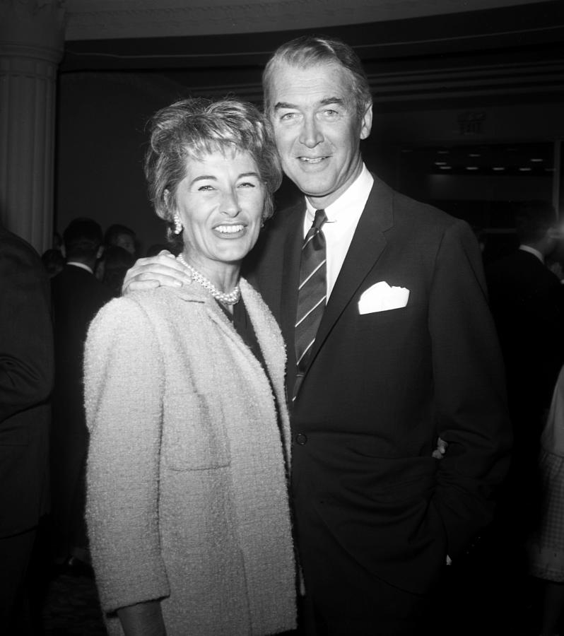 Gloria And Jimmy Stewart Photograph by Frank Worth | Pixels