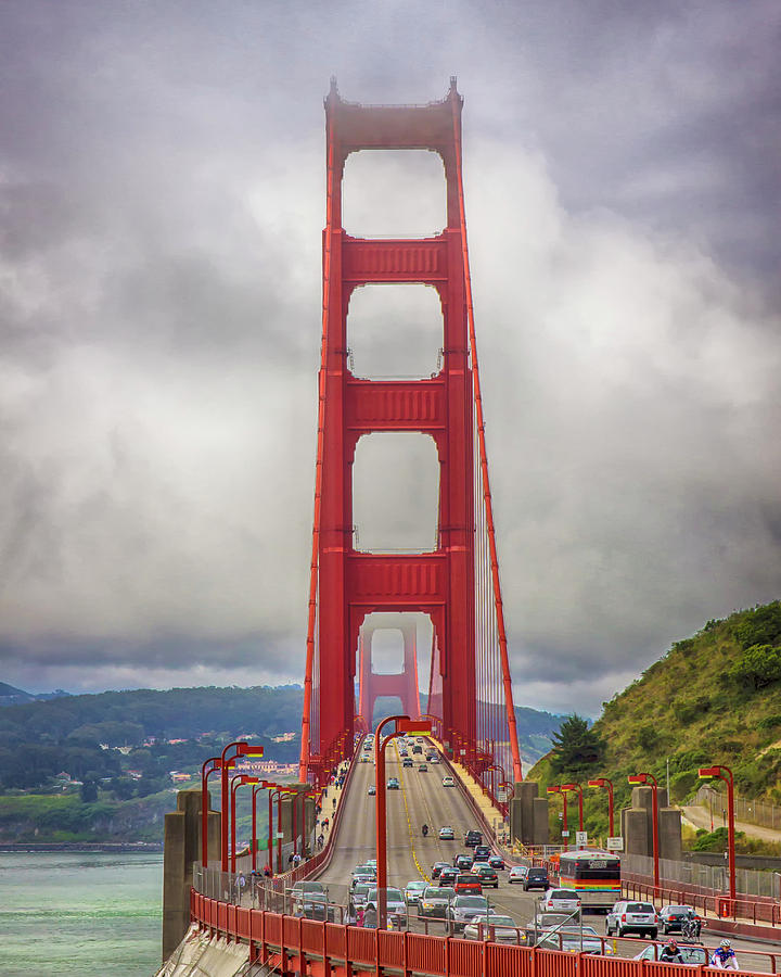 Golden Gate Bridge Photograph - Glorious Golden Gate by Nazeem Sheik Golden Gate Bridge Photograph - Glorious Golden Gate by Nazeem Sheik