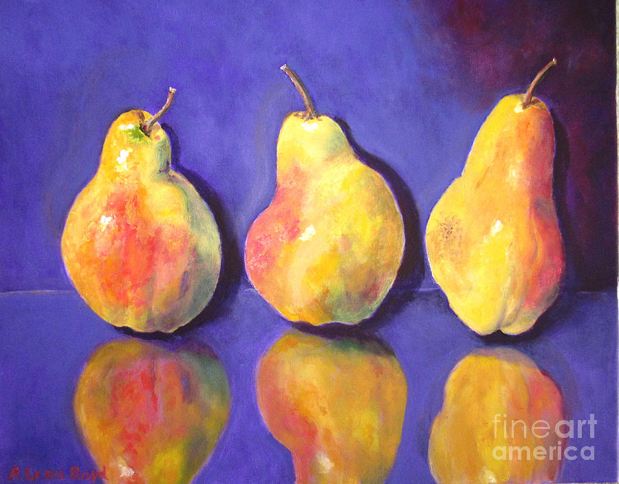 Glorious Pears Painting by Lisa Boyd