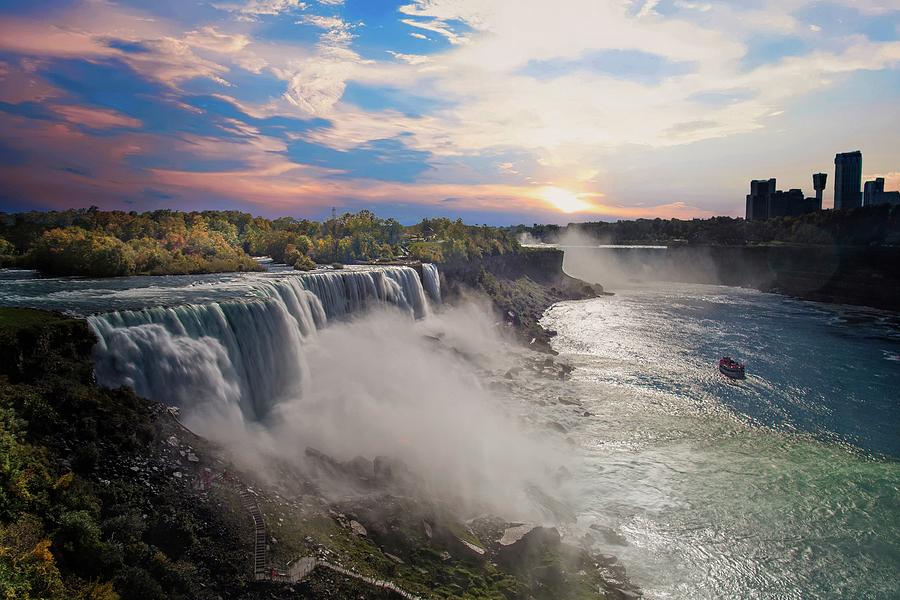 Glorious Skies at Niagara Falls Photograph by Lynn Bauer