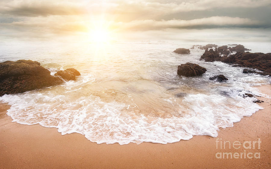 Atmosphere Photograph - Glorious Sunrise Scene At The Ocean by Smileus Atmosphere Photograph - Glorious Sunrise Scene At The Ocean by Smileus