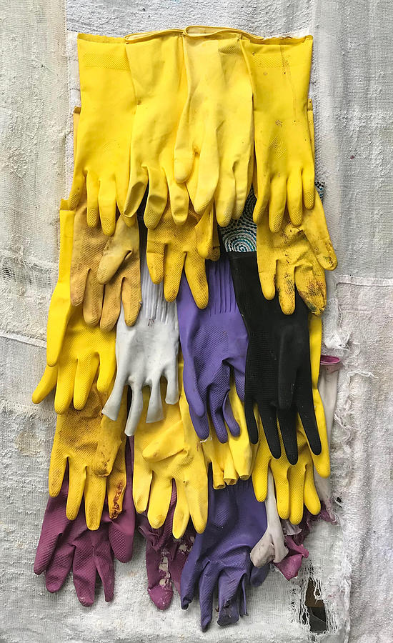 Glove Photograph - Gloves of an artist by Maryann Kuchera Glove Photograph - Gloves of an artist by Maryann Kuchera