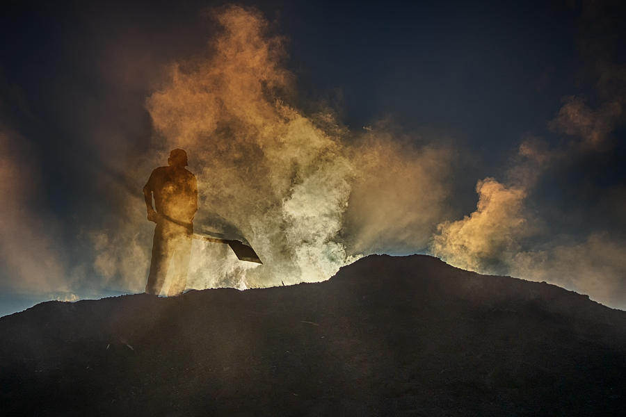 Glowing Smoke Photograph by Zoran Toldi
