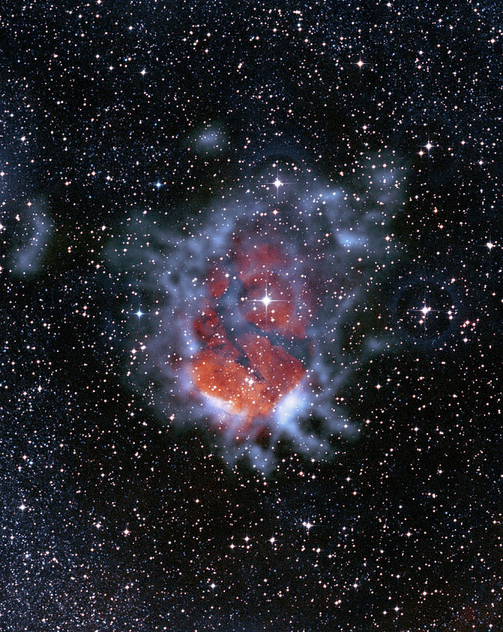 Space Painting - Glowing stellar nurseries by Cosmic Photo