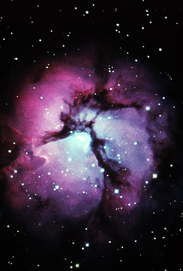 Glowing Trifid Nebula Photograph by Science Source